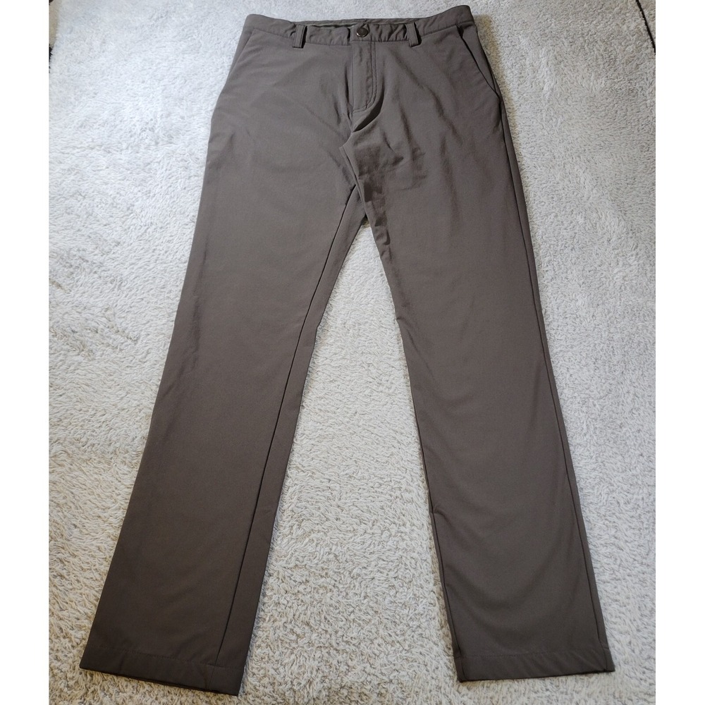 Ministry Of Supply Pants‎ Mens 30x30 Gray Slim Fit Golf Grip Waist Stretch Comfy